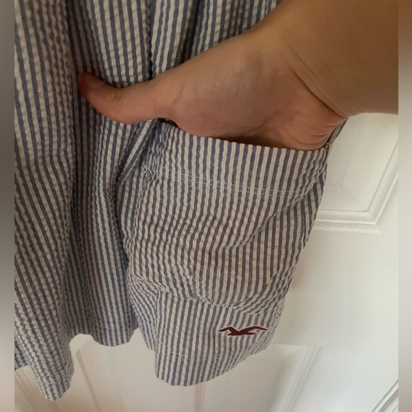 Y2K Hollister Co. Seersucker Stripe Mini Sundress - Picture 5 of 10